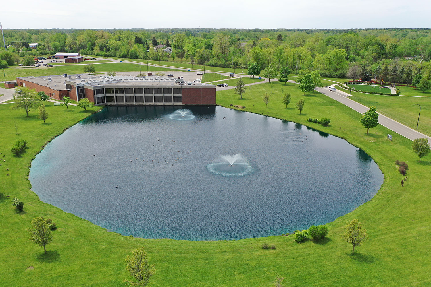 Civic Center Aerial View