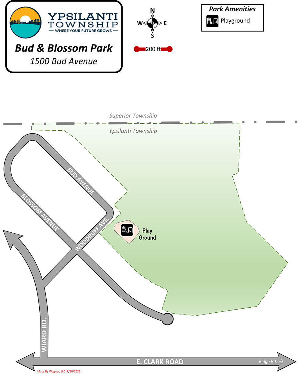 Bud-Blossom Park Map