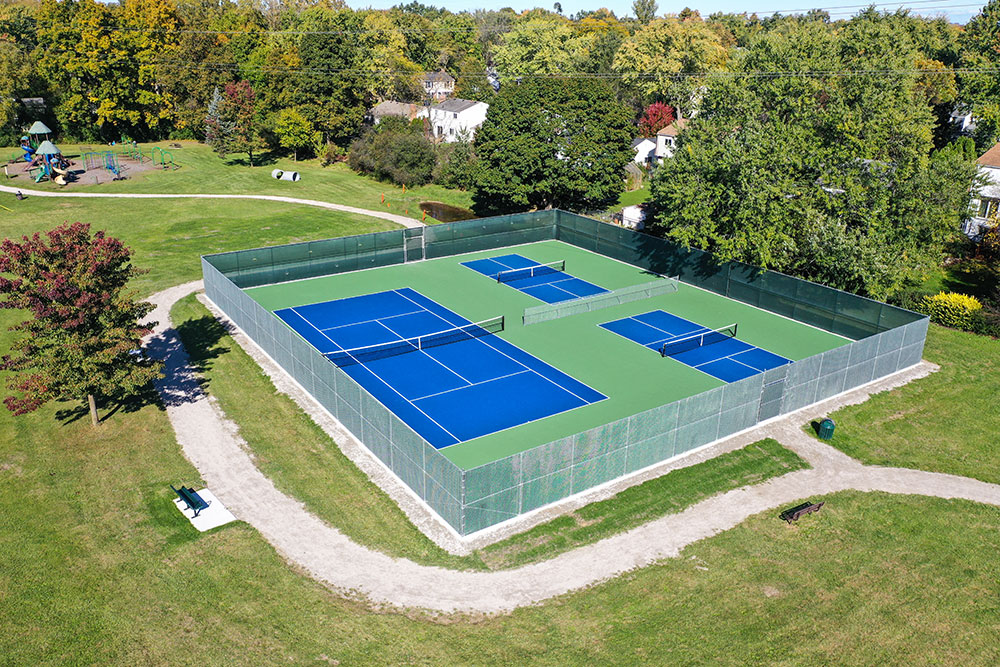 Clubview Courts Aerial View