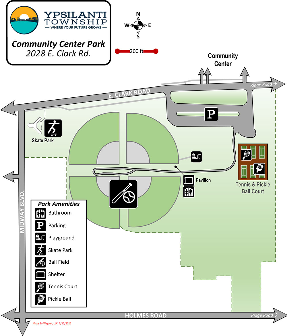 Community Center Park Map