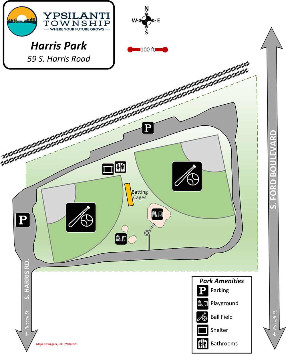 Harris Park Map