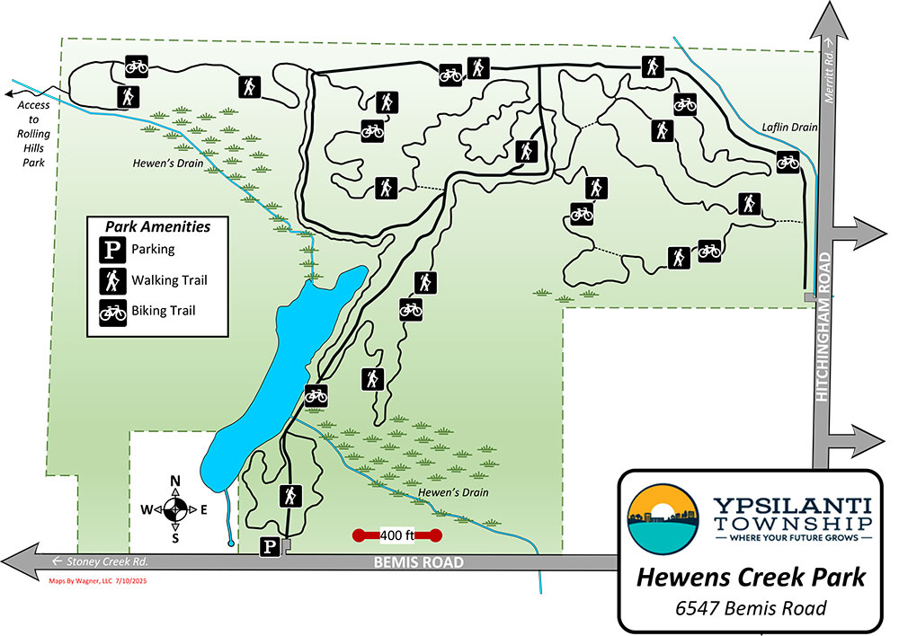 Hewens Creek Park Map