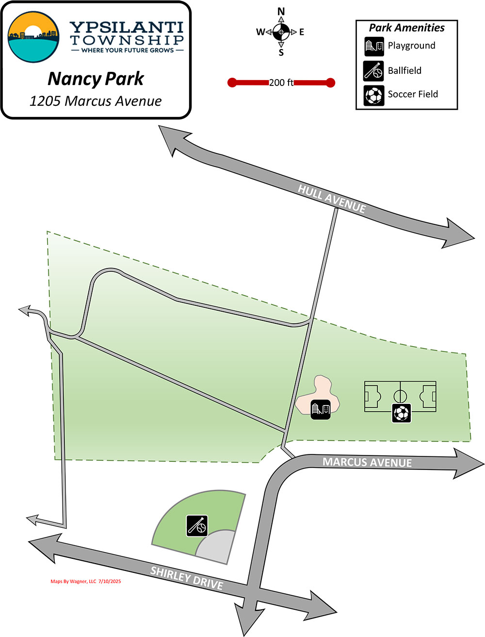 Nancy Park Map