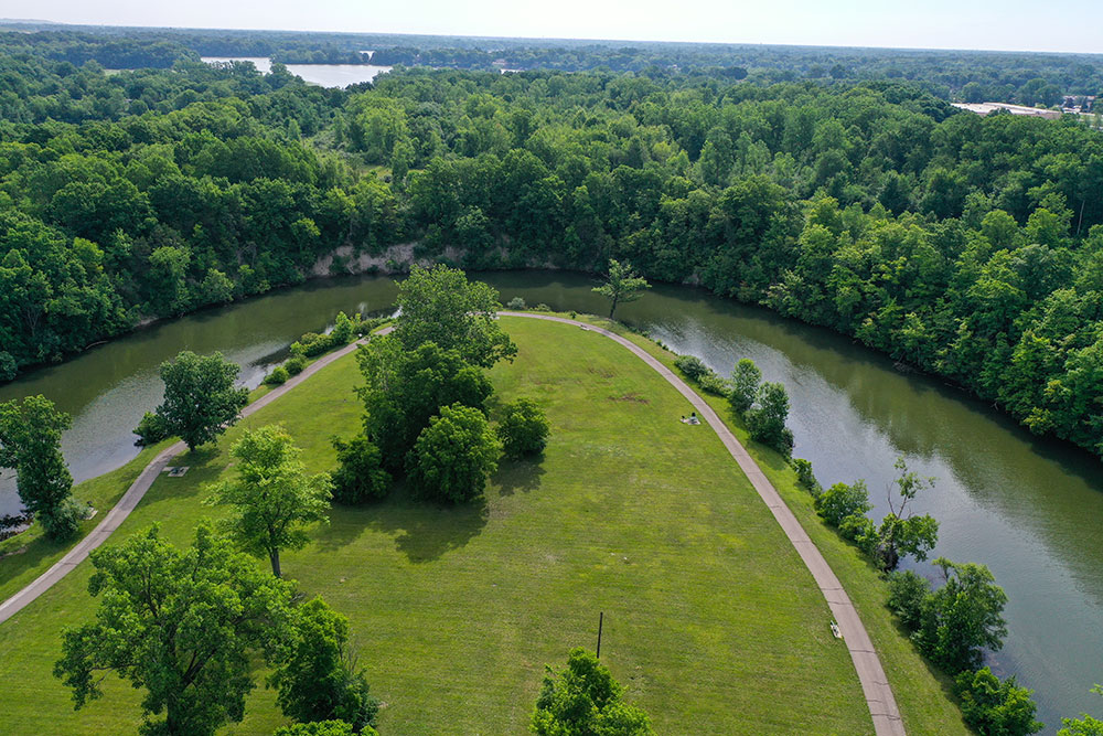 North Hydro Park aerial view