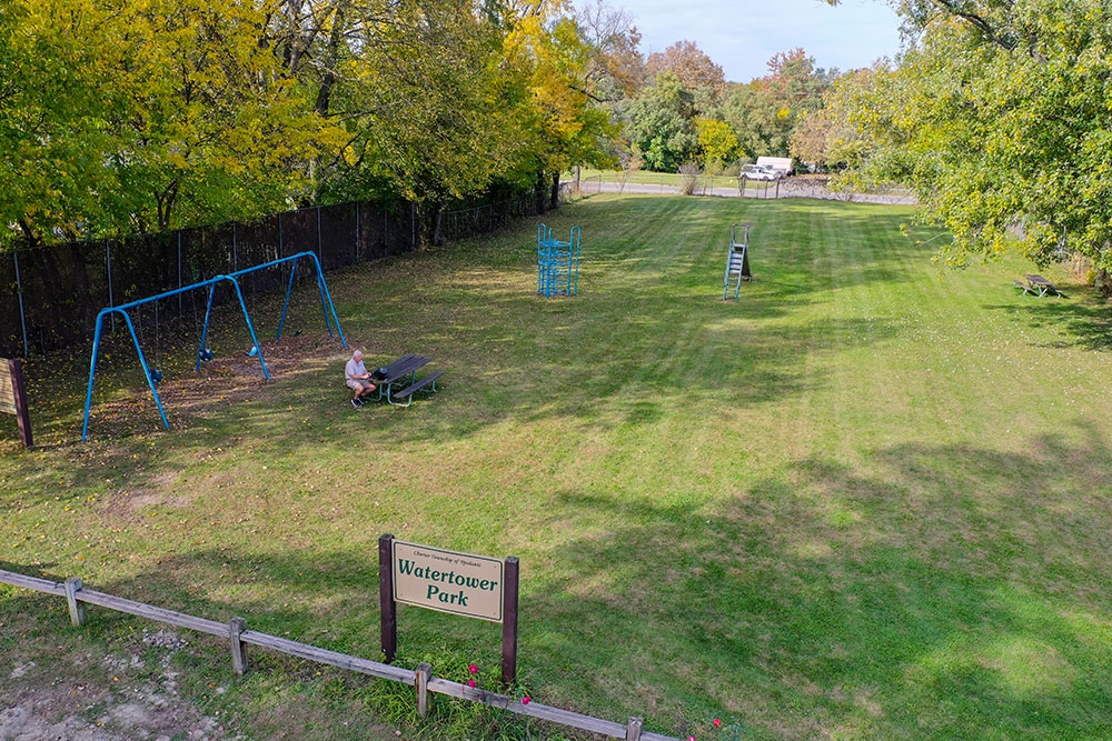 Watertower Park aerial view