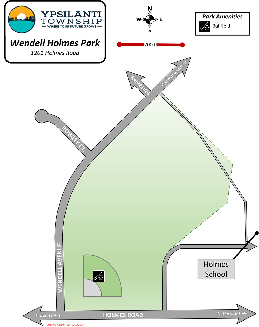 Wendell-Holmes Park Map
