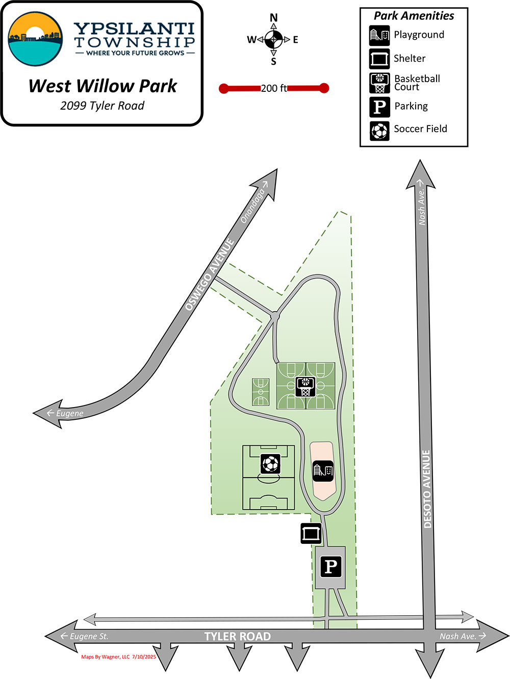 West-Willow Park Map