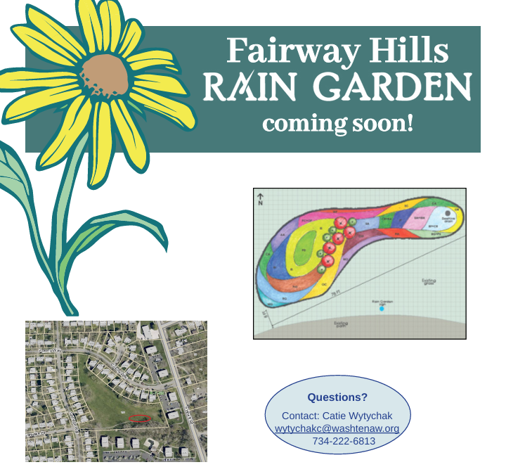 Fairway Hills Park Rain Garden Map and Aerial View