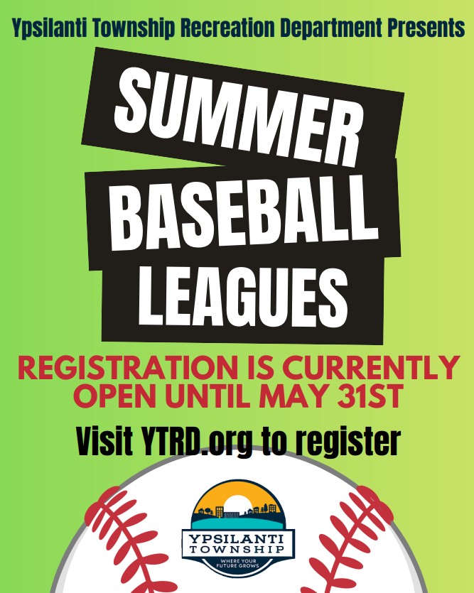 Summer-Baseball-League-Flyer register by May 31st, visit ytrd.org to register